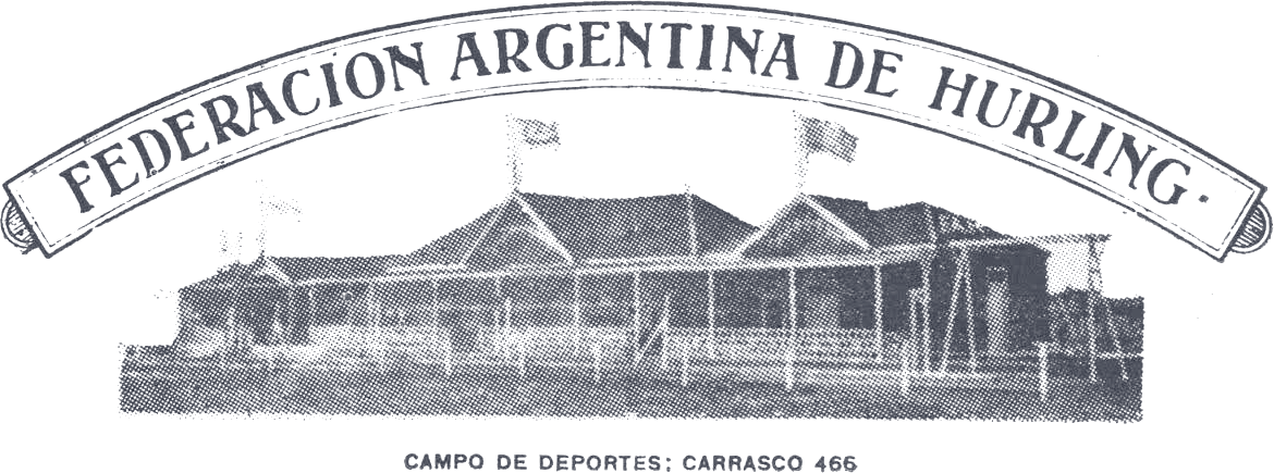 La sede original de la Federación Argentina de Hurling, según el membrete de 1923.