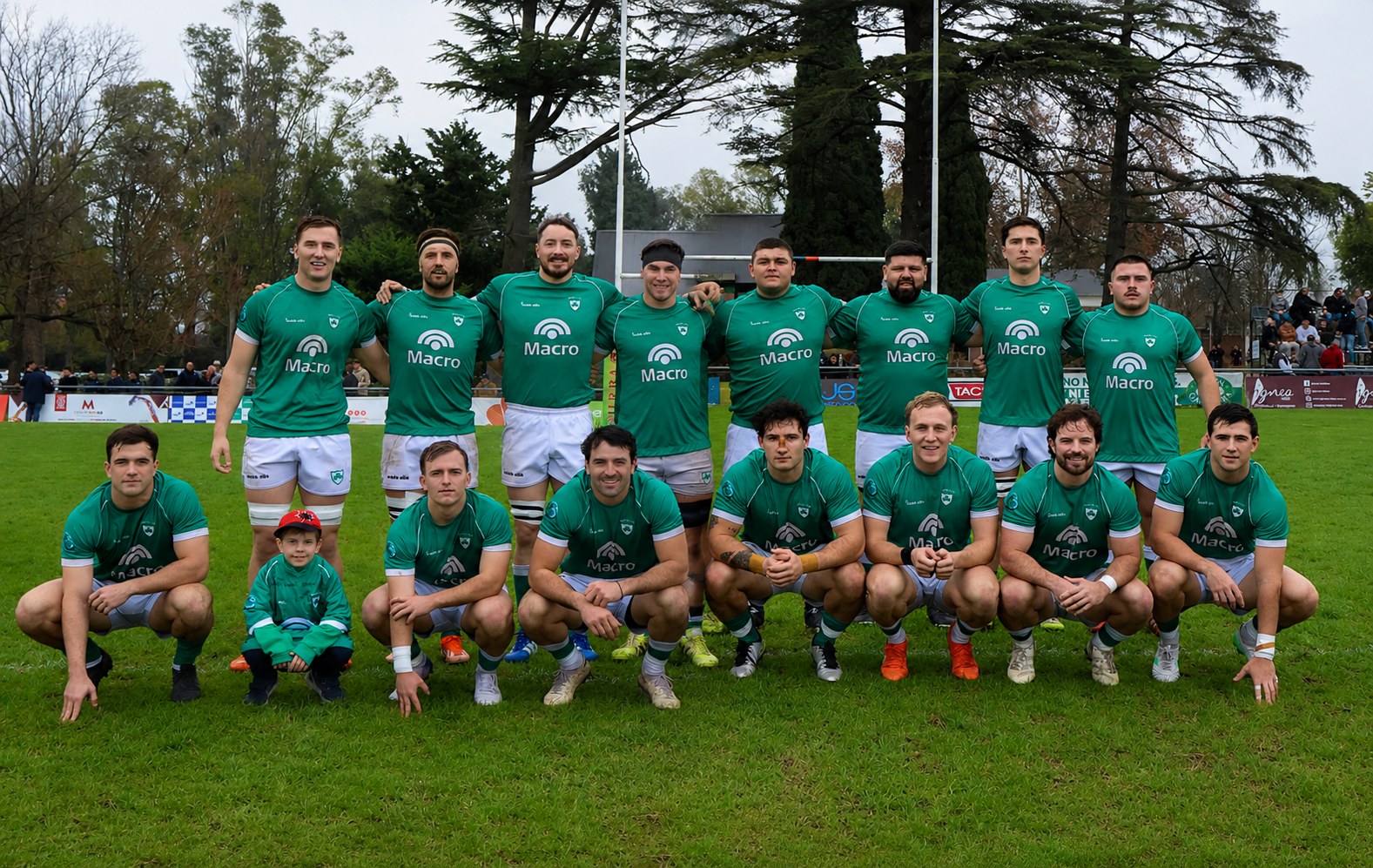 El plantel de rugby del Hurling Club, campeón y con ascenso a Primera A en 2023.